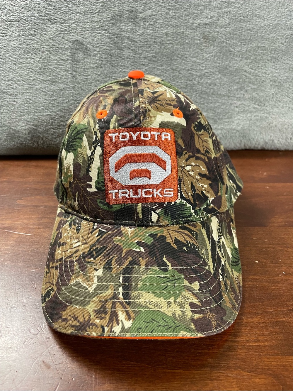 TOYOTA TRUCKS TUNDRA Camouflage Adjustable Strapback Embroidered Camo Hat